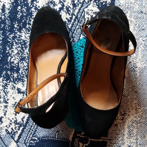 Women's Velvet Chunky Heels 👠 - Picture 3 of 4